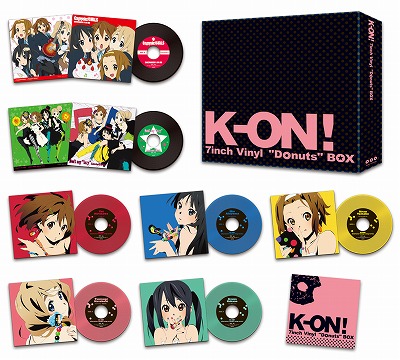けいおん！(7inch 7枚組) K-ON! 7inch Vinyl Donuts BOX 【完全限定