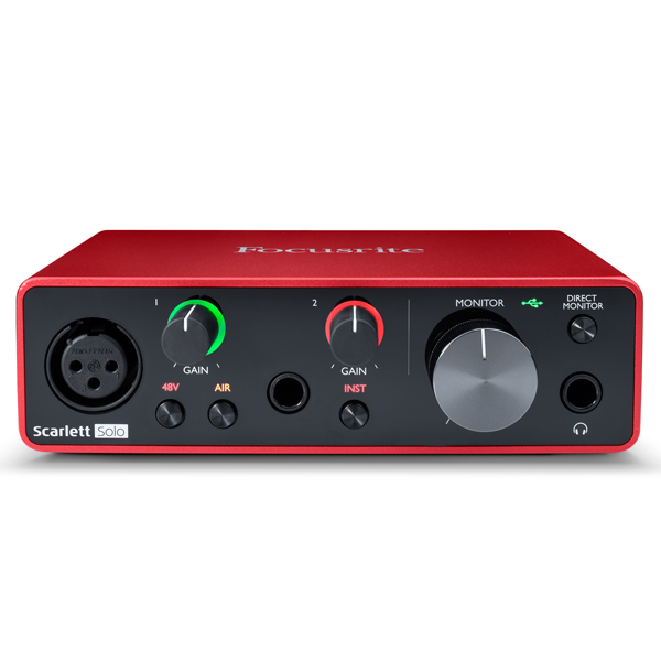 DTM・DAW Focusrite Scarlet solo gen3 DTM・DAW Focusrite Scarlet