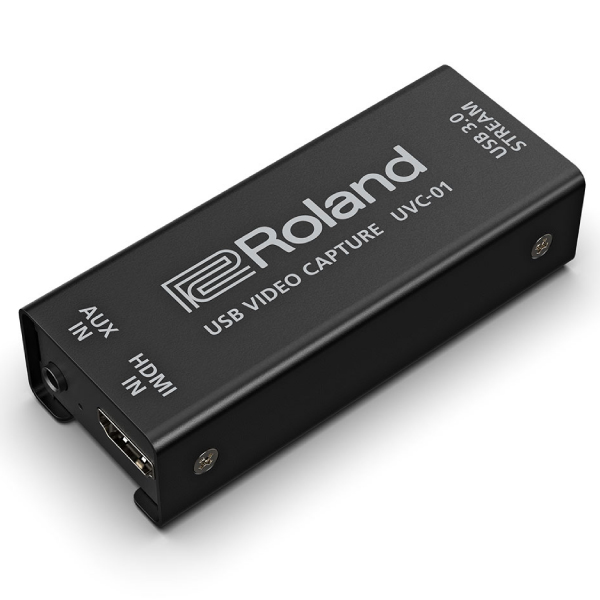 RolandのUSBビデオ・キャプチャー、UVC-01のご紹介です。