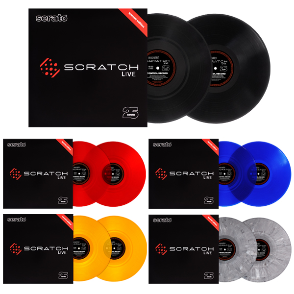 限定販売！】Serato Scratch Live Control Vinyl - 25th Anniversary