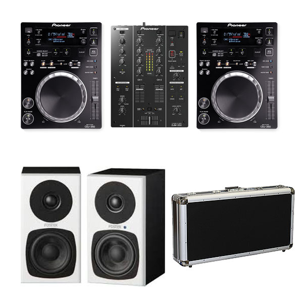 中古品】オールパイオニア特別セット（CDJ-350/DJM-350/PM 0.3/専用