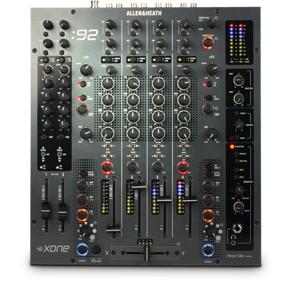 本体傷ありアウトレット品】ALLEN&HEATH/DJミキサー/XONE:92L（リニア