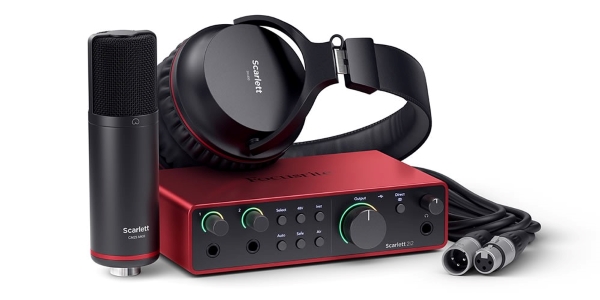 Focusriteからレコーディングに最適な「Scarlett 2i2 Studio gen4」が