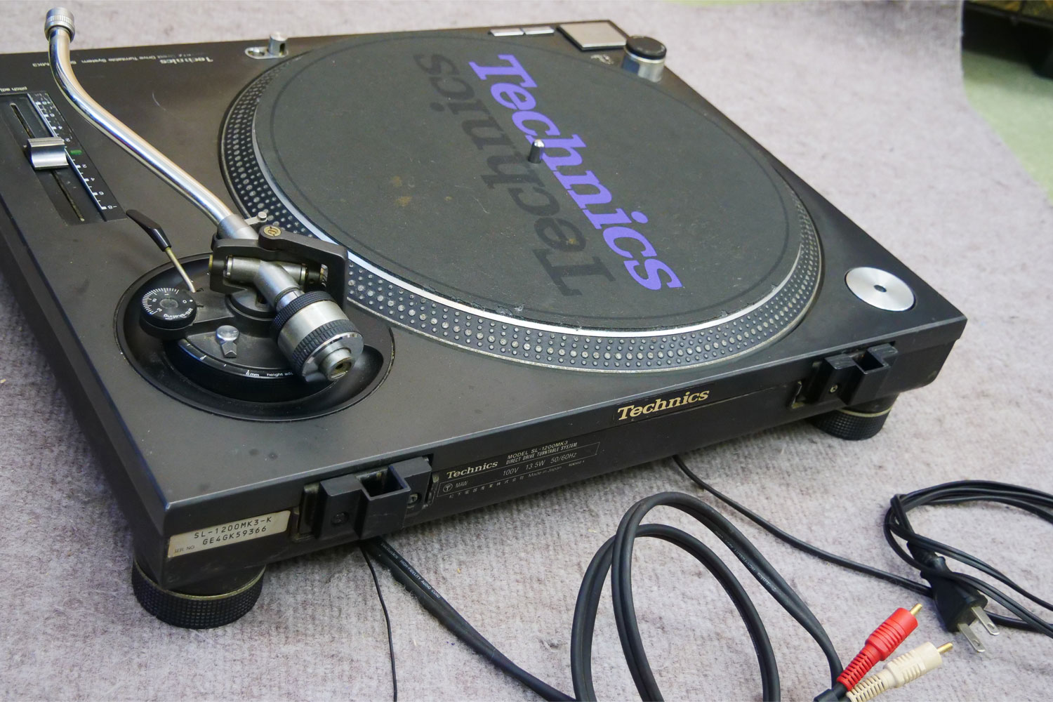 中古品】Technics/ターンテーブル/SL-1200MK3(ブラック) -DJ機材