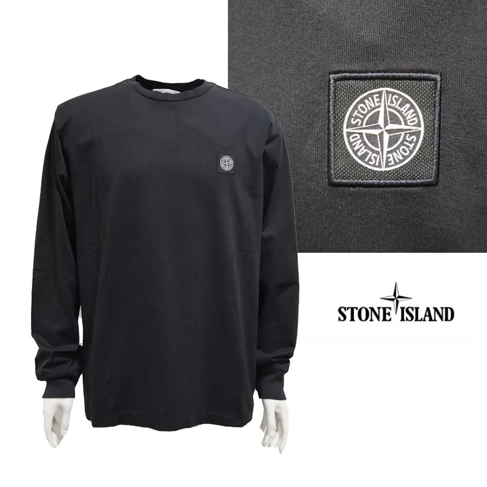 ストーンアイランド 長袖Tシャツ ブラック | アウトレットジャパン福岡