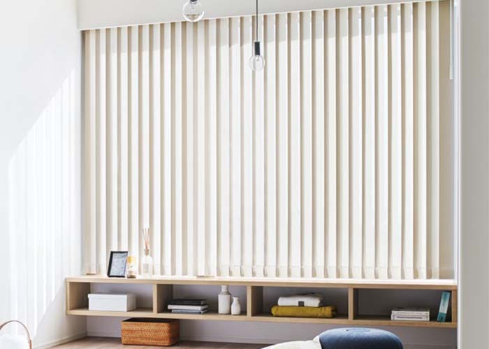 NTバーチカルブラインド100 フィール 白 210cm/162cmNTバーチカル