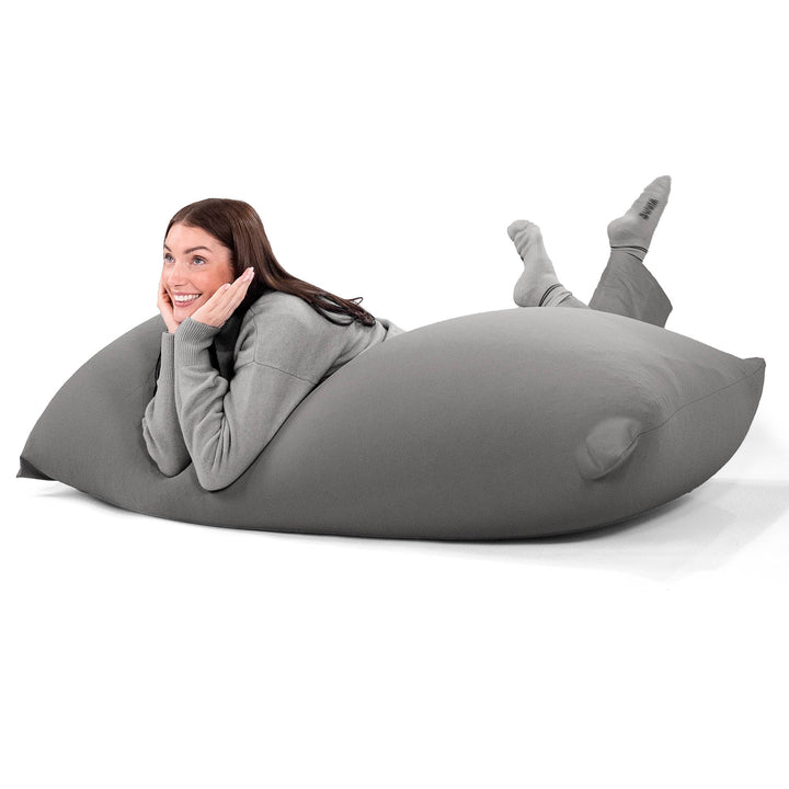 yoibio ビーズクッション Luxe Short ダークグレー yoibio ビーズ