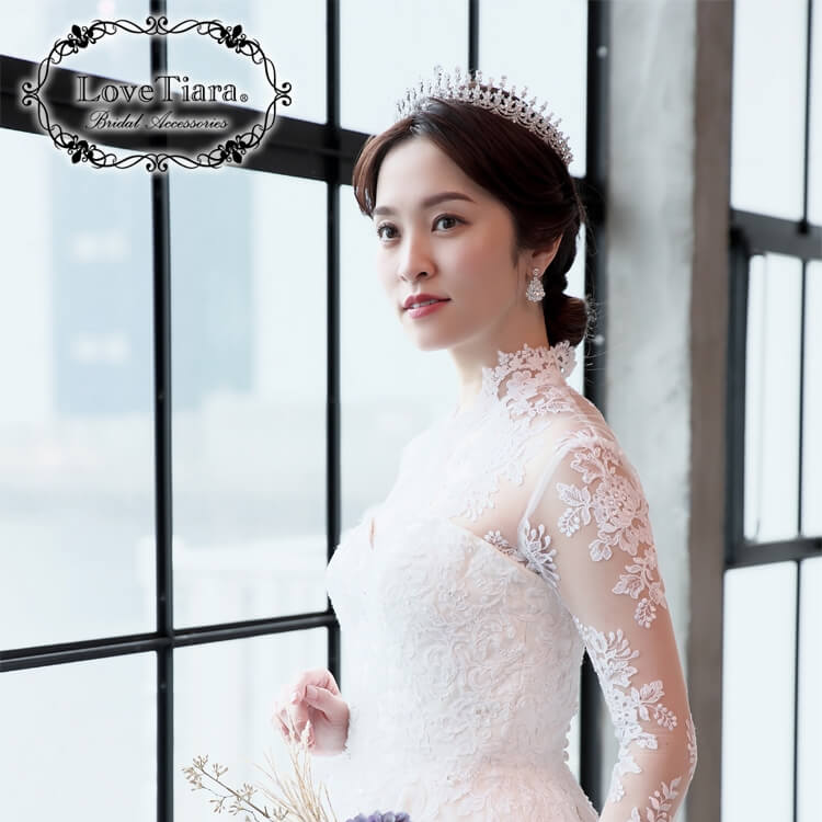 ハドリージルコニアティアラ 通信販売ブライダルウェディング通販 髪飾り