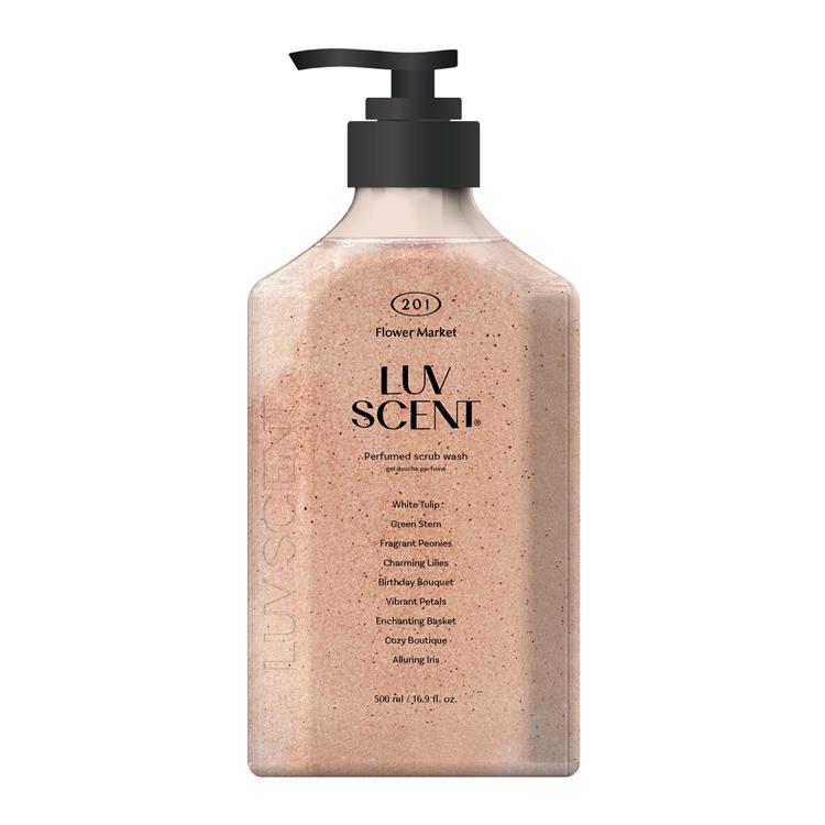スクラブボディウォッシュ フラワーマーケット ホワイトチューリップ