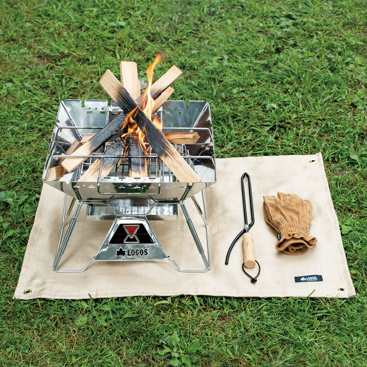 オンライン店限定】ピラミッドTAKIBI＋囲炉裏テーブルセット|ギア