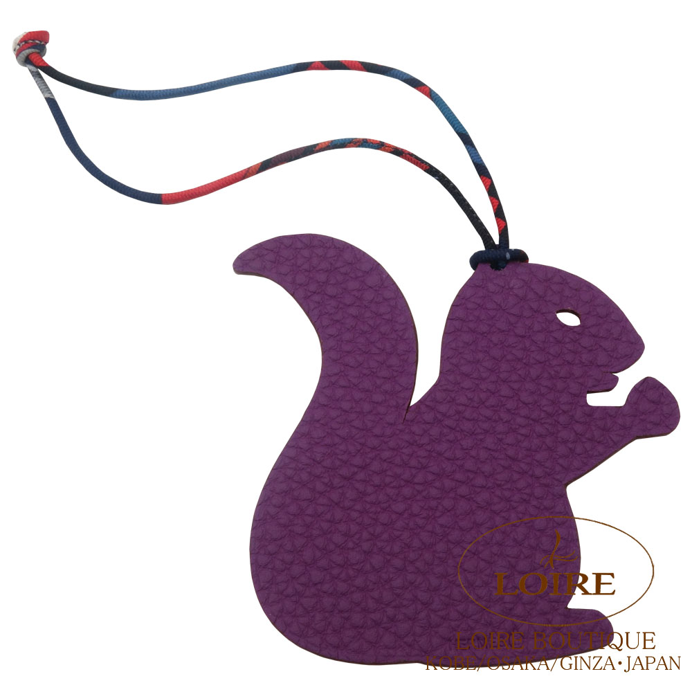 エルメス　プティアッシュ　チャーム　リス エルメス<br>petit h [プティ アッシュ] チャーム<br>リス<br>ローズ