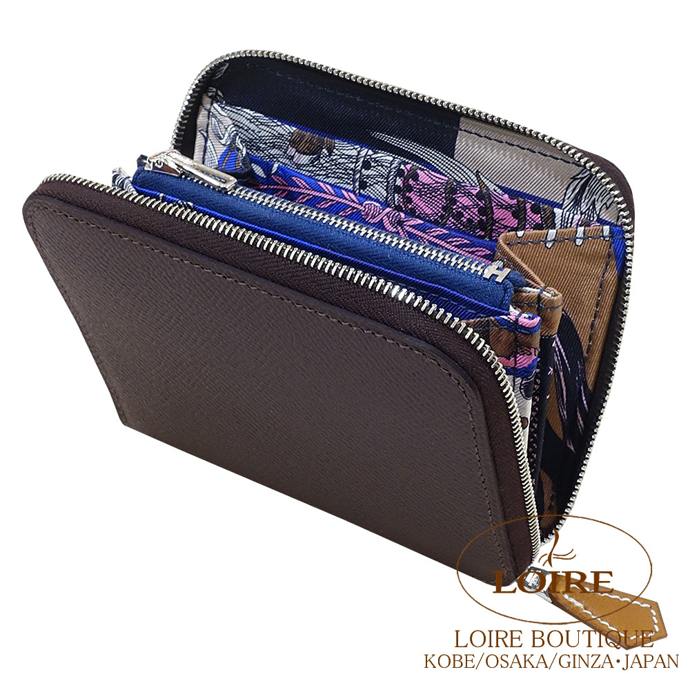 エルメス シルクインコンパクト 楽天市場】エルメス アザップ シルクイン コンパクト クロ×オレンジ