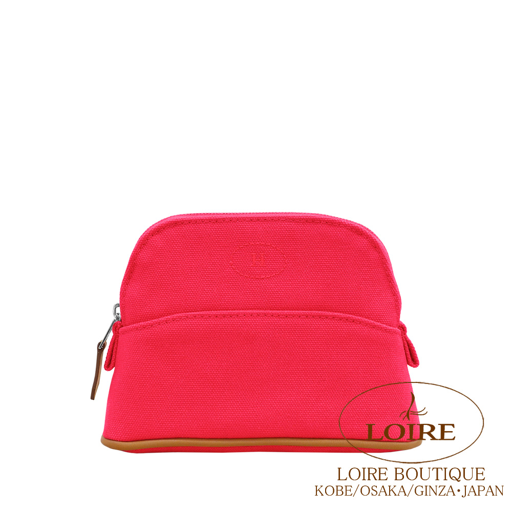 【現行】エルメス HERMES ボリード ポーチ ミニミニ ハイビスカス ピンク ボリード ポーチ ミニミニ ハイビスカス ピンク[] Bolide Pouch Mini