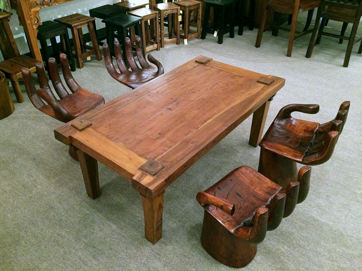 仏手 木製スタンドチェア【hand-chair】 /アジアン雑貨・バリ雑貨