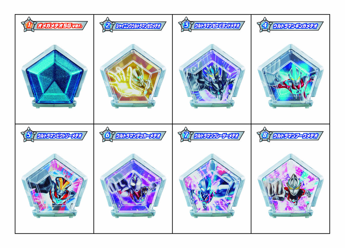 Amazon予約開始】『ウルトラマンオメガ』食玩「SGウルトラメテオ01」が