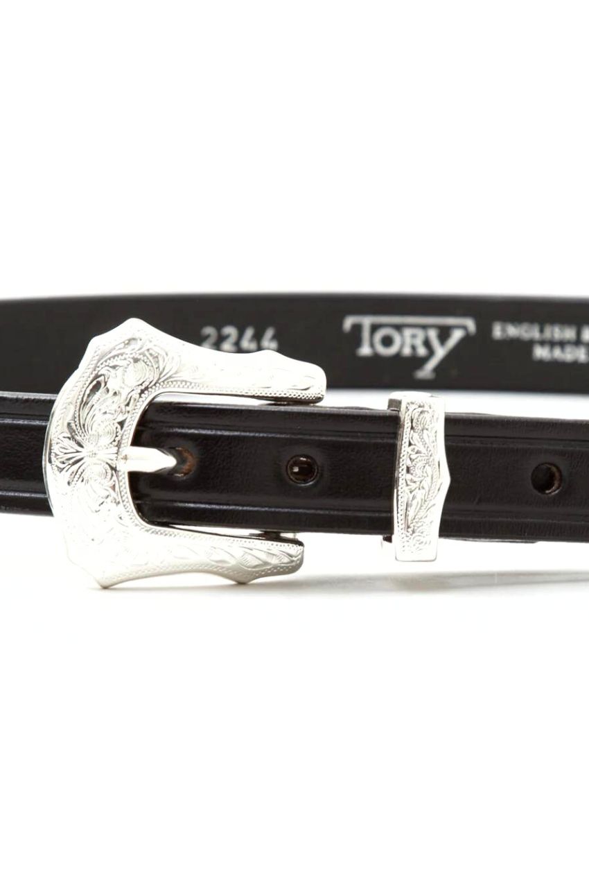 TORY LEATHER - WESTERN BELT 2244 / ウエスタンベルト（ブラック