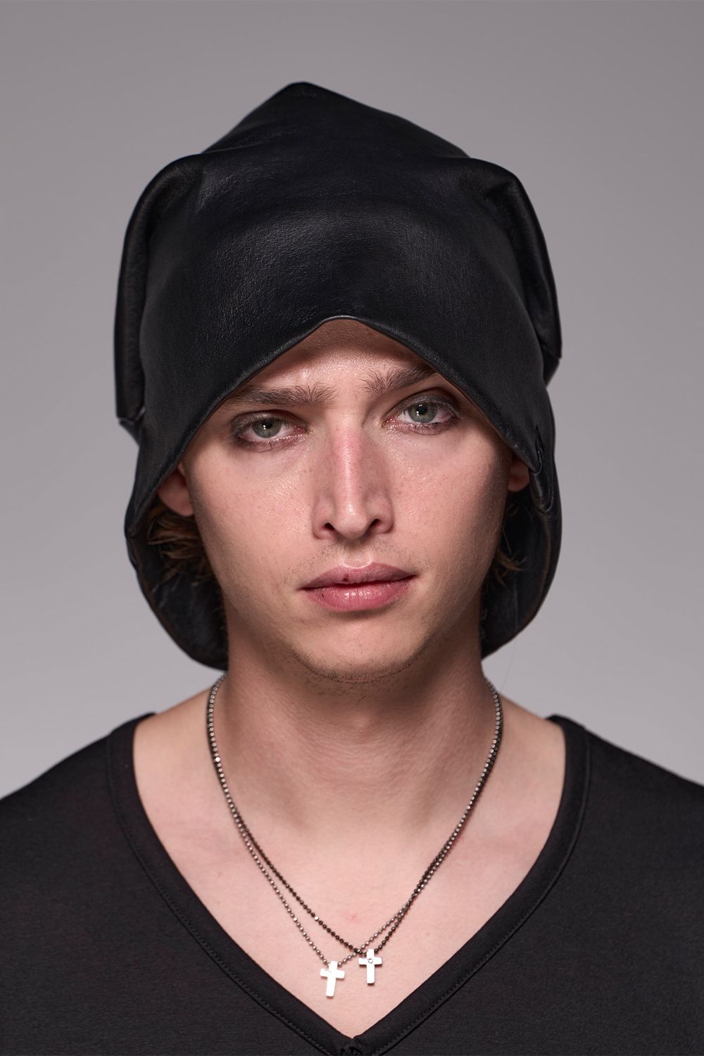 kiryuyrik - Stretch Leather Cap / ストレッチレザーキャップ | laid-back