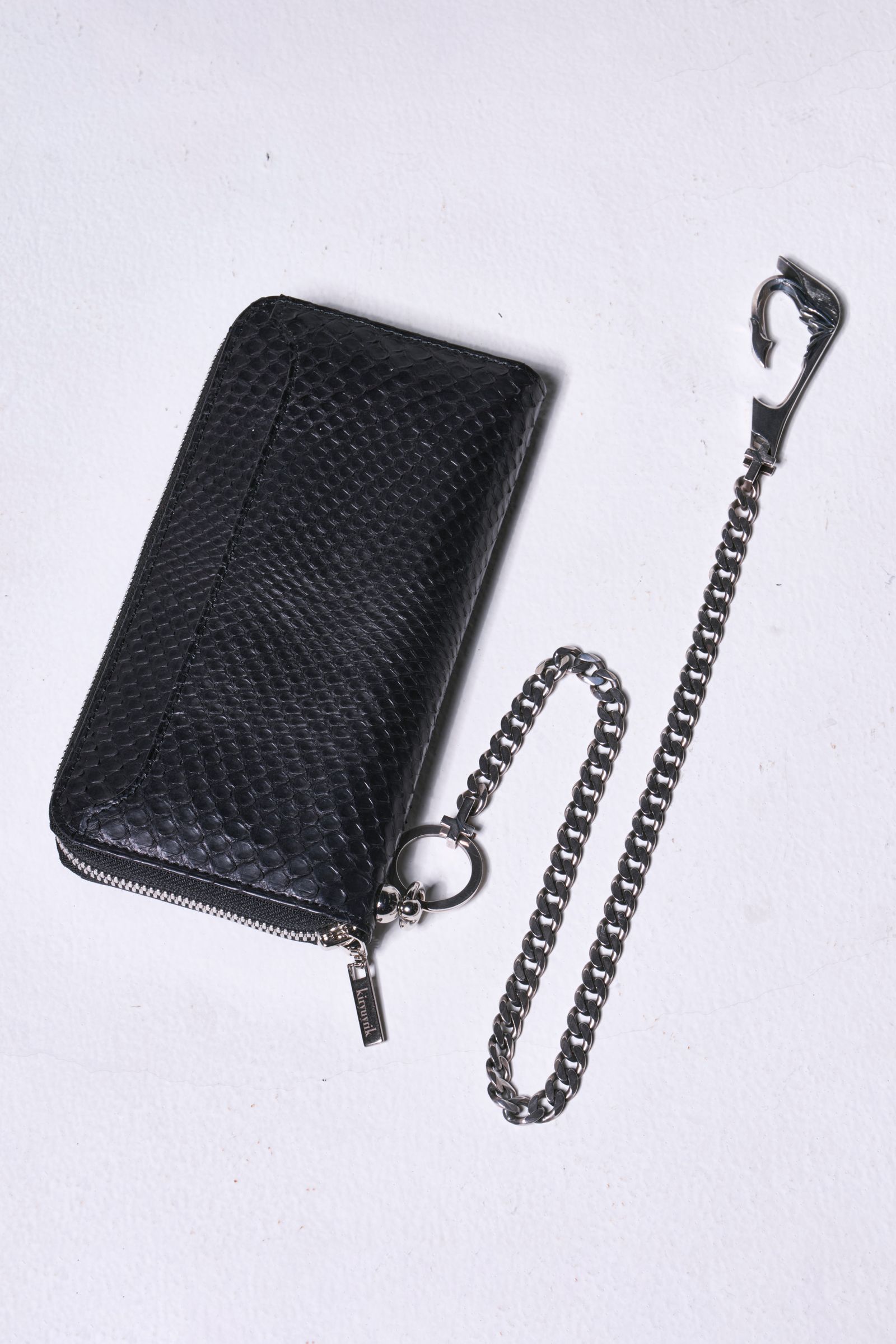 kiryuyrik - Python Round Zipp Slit Wallet / パイソン ラウンド