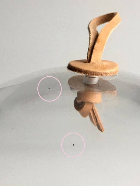 LSA】IVALO ガラスドーム 320mm/ガラス製/木/ケーキドーム/レザー