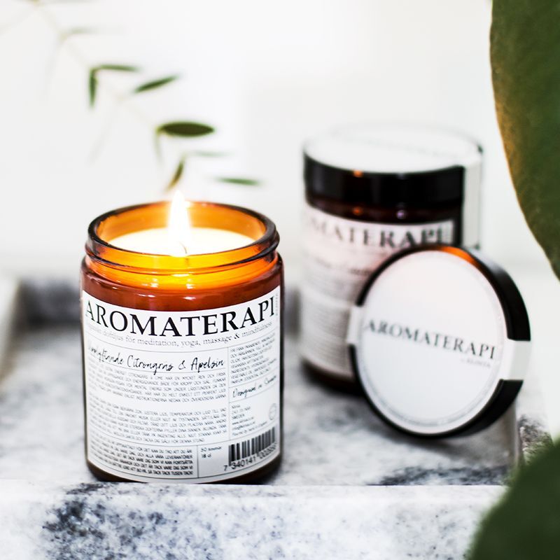 KLINTA】アロマセラピー マッサージキャンドル 180ml ティーツリー
