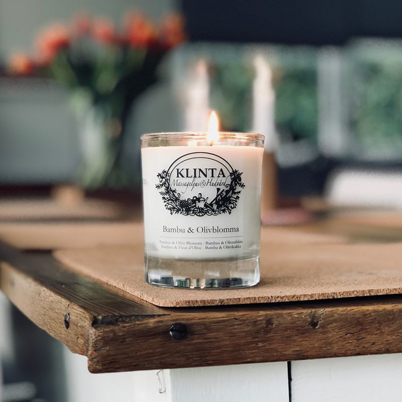 オレンジブロッサム＆ラベンダー 45h キャンドル クリンタ ろうそく