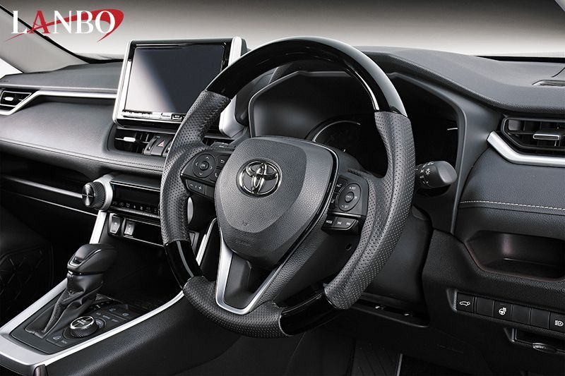 LANBO オリジナルステアリング ガングリップ ［RAV4 50系]
