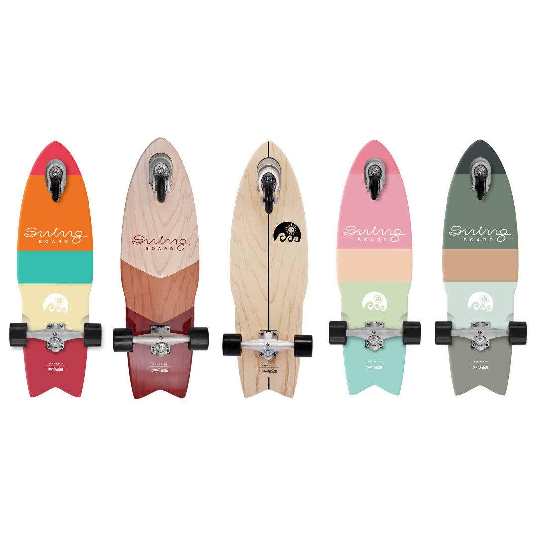 Street Surfing】SWING BOARD スイングボード MINI 30インチ - Green