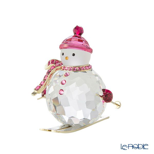 スワロフスキー Holiday Cheers Dulcis スノーマン ピンク SW5687121