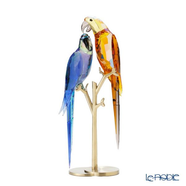 スワロフスキー 置物 ミドリコンゴウインコ スワロフスキー 置物