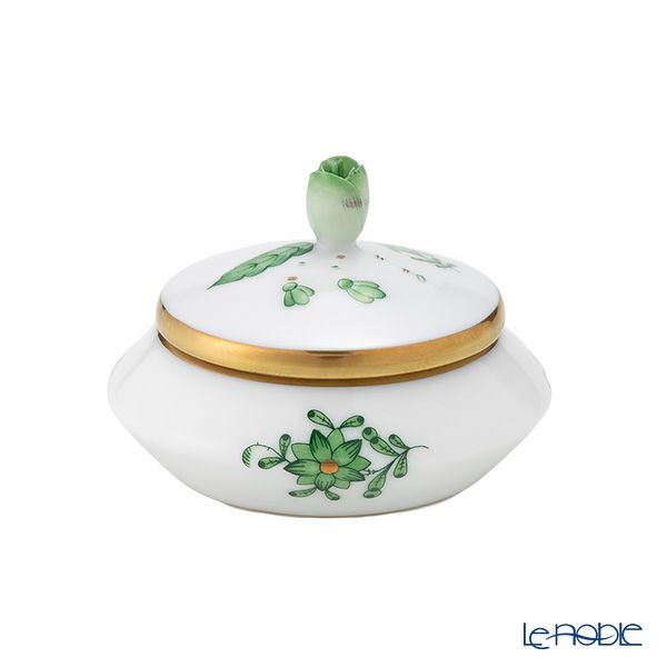 新品 ヘレンド アポニーグリーン 中皿 スーププレート 約20.5cm 6枚