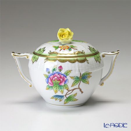 ヘレンド (HEREND) ヴィクトリア・ブーケ 00472-0-09 シュガーポット