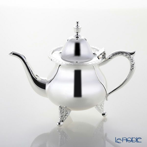 洋白】早川シルバー 菊縁ローズ C0902 ティーポット 400ml（2人用