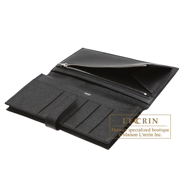 エルメス ベアンスフレ ブラック ヴォーエプソン シルバー金具