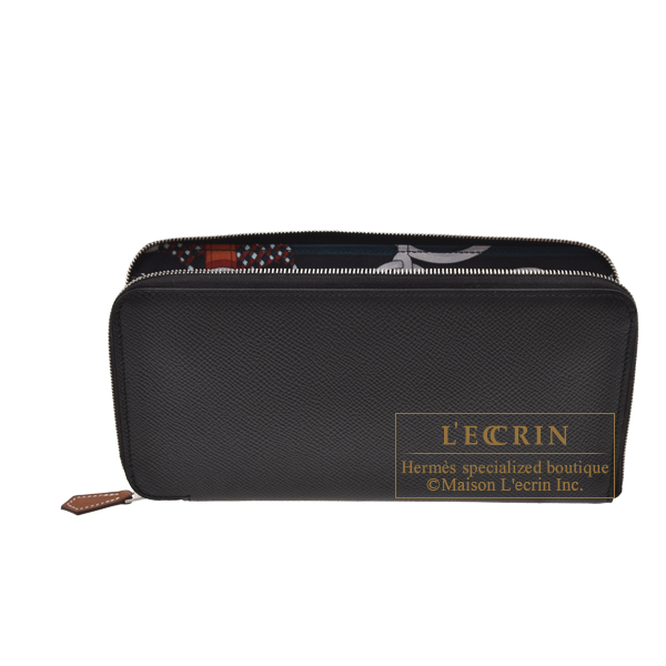 エルメス アザップ シルクイン ロング ブラック/ ブラック ヴォー