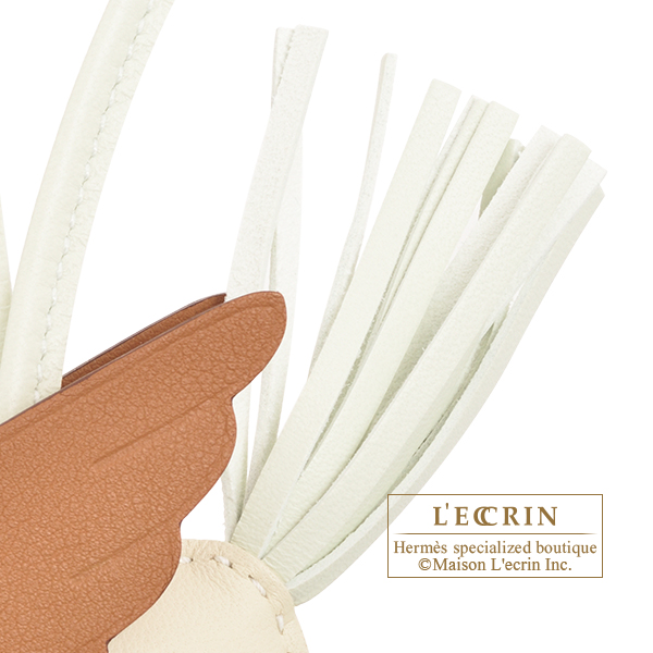 エルメス ロデオチャームペガサスPM クレ/ヴェールフィズ/ゴールド