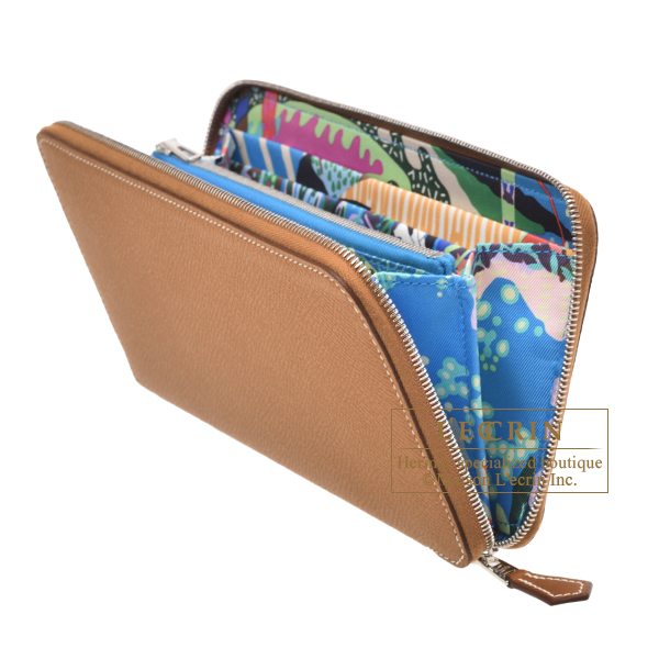 エルメス アザップ シルクイン ロング ゴールド/ ブルーイドラ ヴォー