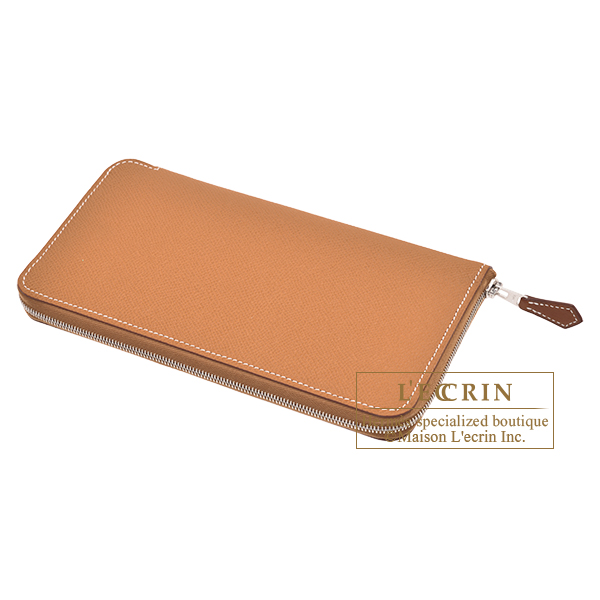 エルメス アザップ シルクイン ロング ゴールド/カシス ヴォーエプソン