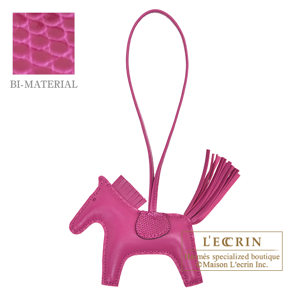 エルメス ロデオチャームタッチPM ローズパープル アニョーミロ