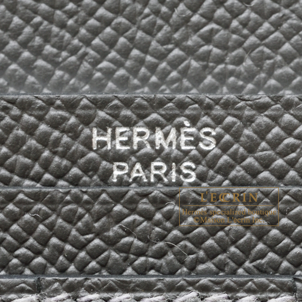 エルメス ベアンスフレタッチ グラファイト/ グリシマン ヴォー