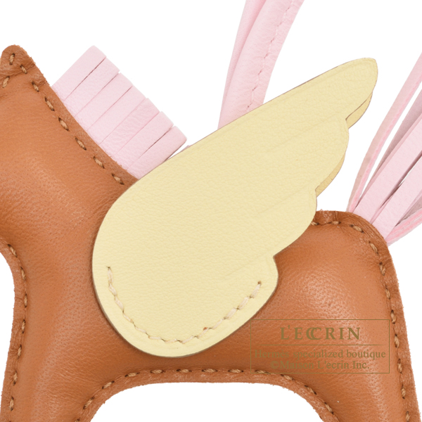 エルメス ロデオチャームペガサスPM ゴールド/ローズダーリン/ジョーヌ