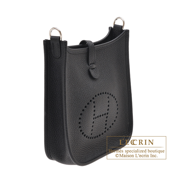 エルメス エヴリンアマゾンTPM ブラック トリヨンクレマンス シルバー