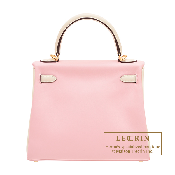 エルメス パーソナルケリー25/内縫い ローズサクラ/ ナタ スイフト