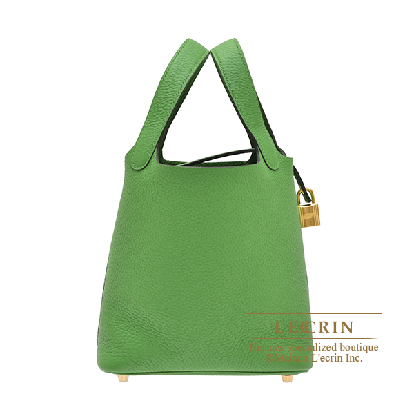 エルメス ピコタンロック18/PM ヴェールユッカ トリヨンクレマンス