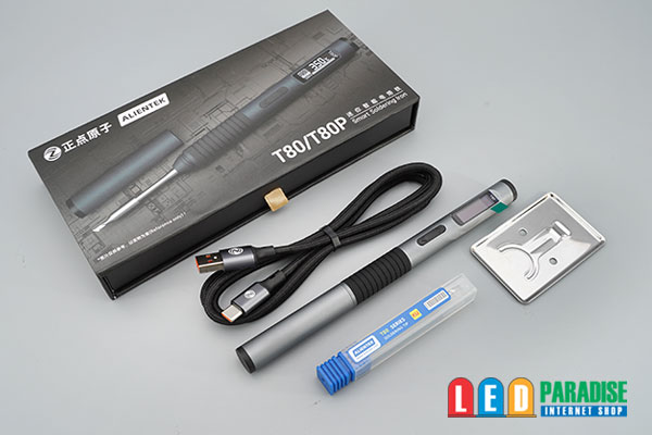 USB PD 温調はんだこて T80 - LED PARADISE☆エルパラ