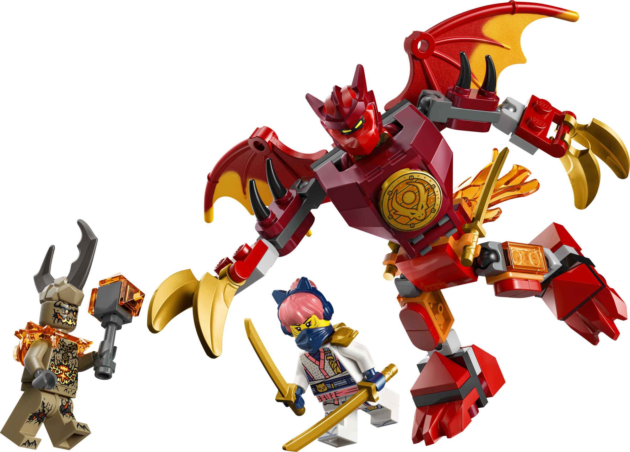 Kai's Dragon Mech Battle Pack 71851 | NINJAGO® | Buy online at the