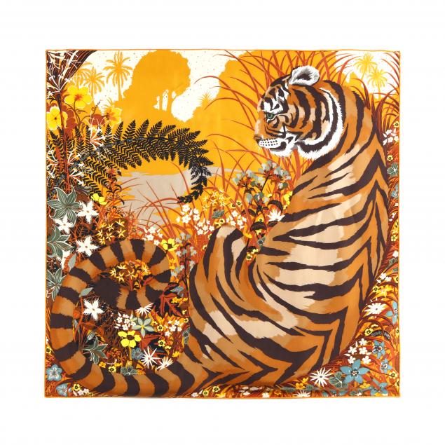 A Silk Scarf, Tyger Tyger, Hermes (Lot 116 - Upcoming: The