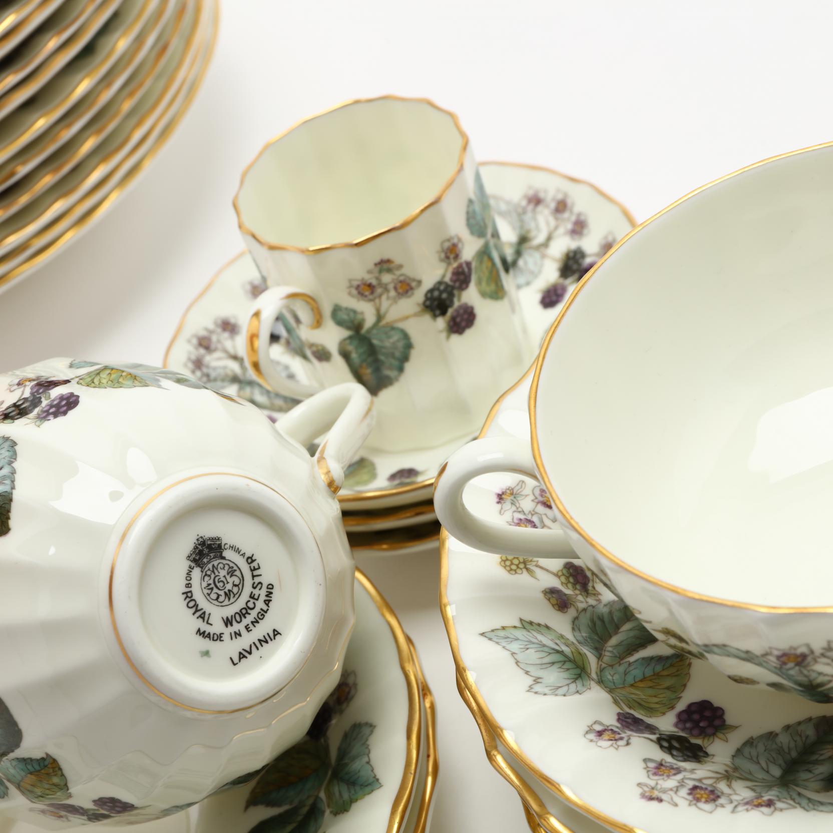 163) Piece Set of Royal Worcester 