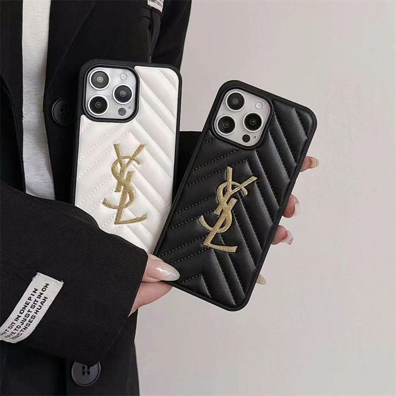 Ysl イヴサンローランブランド iphone15 16pro max 14 13ケース