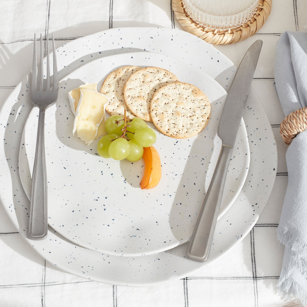 Terrazzo Melamine Cream 12-Piece Dinnerware Set – Lenox Corporation