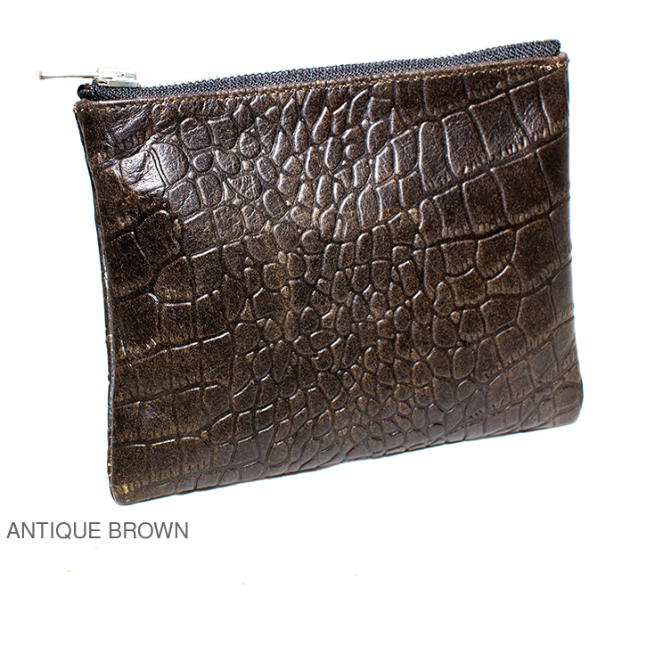 FILLMORE 本革 クロコダイルマルチポーチ 男女兼用 フィルモア BAG04A